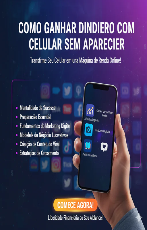 Como ganhar dinheiro com celular sem aparecer.