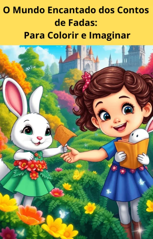 O Mundo Encantado dos Contos de Fadas: Para Colorir e Imaginar - Capa do e-book